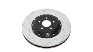 Jaguar Vanden Plas Brake Rotor (1) - Front - DBA - 5000 Series T3 Slotted - Black - `02-`03
