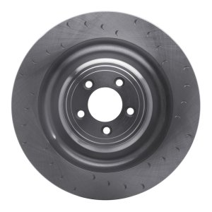 Jaguar XKR Brake Rotor (1) - Front Right - DFC - Slotted - `08-`09