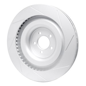 Jaguar XKR Brake Rotor (1) - Right Front - DFC - GeoSPEC Coated - Slotted - `08-`09