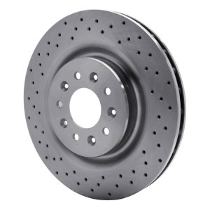 Jaguar XKR Brake Rotor (1) - Front - DFC - Drilled - `00-`06
