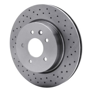 Jaguar XKR Brake Rotor (1) - Rear - DFC - Drilled - `00-`06
