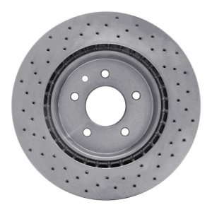 Jaguar XKR Brake Rotor (1) - Rear - DFC - Drilled - `00-`06