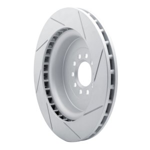 Jaguar XJR Brake Rotor (1) - Front Left - DFC - Slotted Geoperformance - `03-`05