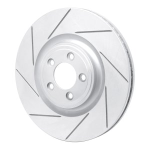 Jaguar XK Brake Rotor (1) - Front Left - DFC - Slotted Geoperformance - `06-`21