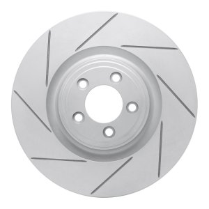 Jaguar XK Brake Rotor (1) - Front Left - DFC - Slotted Geoperformance - `06-`21