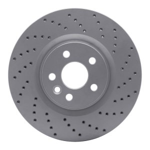 Jaguar E-Pace Brake Rotor (1) - Front Right - DFC - Geoperformance Drilled - `15-`19 Jaguar E-Pace Brake Rotor (1) - Front Right - DFC - Geoperformance Drilled - `15-`19