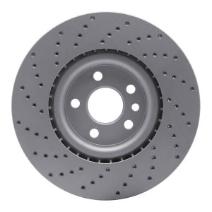 Jaguar E-Pace Brake Rotor (1) - Front Right - DFC - Geoperformance Drilled - `15-`19