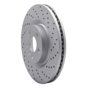 Jaguar E-Pace Brake Rotor (1) - Front Right - DFC - Geoperformance Drilled - `15-`19