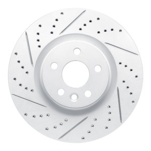 Jaguar E-Pace Brake Rotor (1) - Front Left - DFC - Geoperformance Drilled & Slotted - `15-`19 Jaguar E-Pace Brake Rotor (1) - Front Left - DFC - Geoperformance Drilled & Slotted - `15-`19