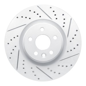 Jaguar E-Pace Brake Rotor (1) - Front Right - DFC - Drilled & Slotted Geoperformance - `15-`19 Jaguar E-Pace Brake Rotor (1) - Front Right - DFC - Drilled & Slotted Geoperformance - `15-`19