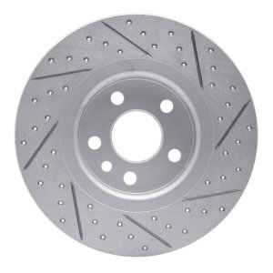 Jaguar E-Pace Brake Rotor (1) - Rear Left - DFC - Drilled & Slotted Geoperformance - `15-`20