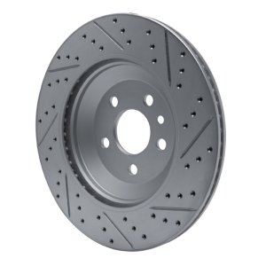 Jaguar I-Pace Brake Rotor (1) - Rear Left - DFC - Drilled & Slotted Geoperformance - `20-`26