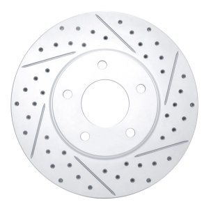 Jaguar Vanden Plas Brake Rotor (1) - Front Right - DFC - Drilled & Slotted Geoperformance - `97-`03 Jaguar Vanden Plas Brake Rotor (1) - Front Right - DFC - Drilled & Slotted Geoperformance - `97-`03