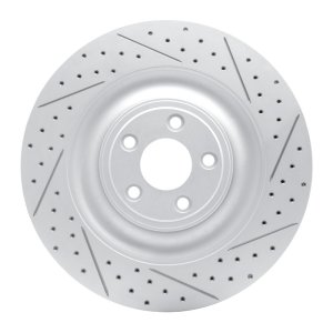 Jaguar XFR Brake Rotor (1) - Rear Right - DFC - Drilled & Slotted Geoperformance - `10-`24 Jaguar XFR Brake Rotor (1) - Rear Right - DFC - Drilled & Slotted Geoperformance - `10-`24