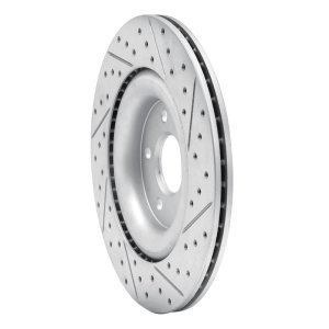 Jaguar XJ Brake Rotor (1) - Rear Left - DFC - Drilled & Slotted Geoperformance - `14-`21