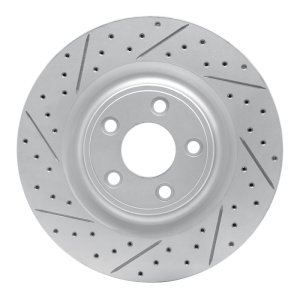 Jaguar XJ Brake Rotor (1) - Rear Left - DFC - Drilled & Slotted Geoperformance - `14-`21 Jaguar XJ Brake Rotor (1) - Rear Left - DFC - Drilled & Slotted Geoperformance - `14-`21
