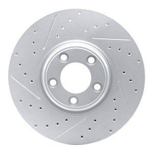 Jaguar S-Type Brake Rotor (1) - Front Right - DFC - Geoperformance Rotor - Drilled and Slotted - `03-`05 Jaguar S-Type Brake Rotor (1) - Front Right - DFC - Geoperformance Rotor - Drilled and Slotted - `03-`05