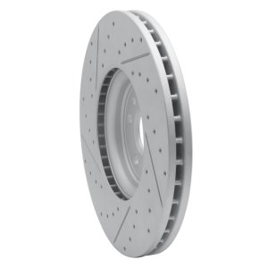 Jaguar Xe Brake Rotor (1) - Front Right - DFC - Geoperf Rotors - Drill & Slot - `17-`20