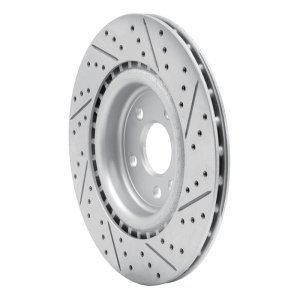 Jaguar XE Brake Rotor (1) - Rear Left - DFC - Drilled & Slotted Geoperformance - `17-`20