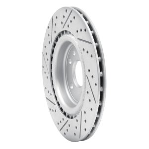 Jaguar I-Pace Brake Rotor (1) - Rear Right - DFC - Drilled & Slotted Geoperformance - `17-`20