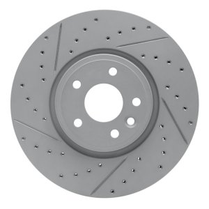 Jaguar Xe Brake Rotor (1) - Front Left - DFC - Drilled & Slotted Geoperformance - `17-`19 Jaguar Xe Brake Rotor (1) - Front Left - DFC - Drilled & Slotted Geoperformance - `17-`19