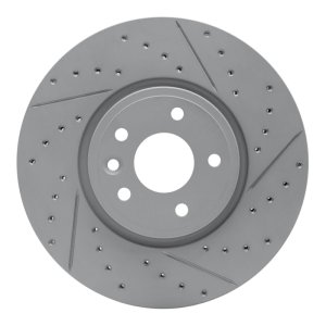 Jaguar Xe Brake Rotor (1) - Front Right - DFC - Drilled & Slotted Geoperformance - `17-`19 Jaguar Xe Brake Rotor (1) - Front Right - DFC - Drilled & Slotted Geoperformance - `17-`19