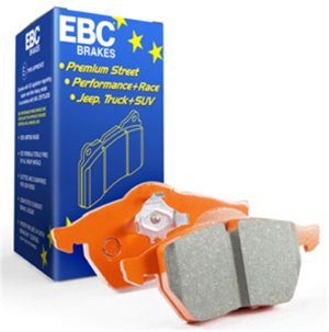 Jaguar XK8 Brake Pads - Front - EBC - Orangestuff - `03-`06