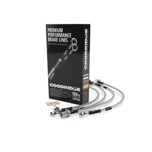 Jaguar XK8 Brake Line Kit - Goodridge - Stainless Steel - `97-`06