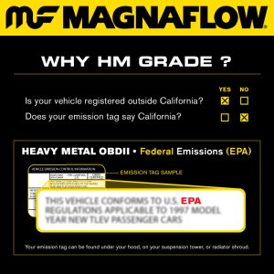 Jaguar S-Type Performance Exhaust - Magnaflow - HM Grade Direct-Fit - `00-`02