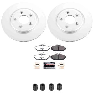Jaguar S-Type Brake Kit - Rear - PowerStop - Z26 Coated - `00-`02