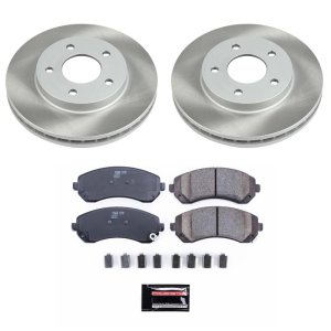 Jaguar S-TYPE Brake Kit - Front + Rear - PowerStop - Autospecialty Rotors + Z17 Evolution Plus Pads - `00-`02