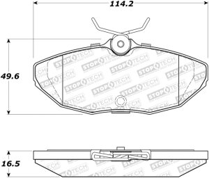 Jaguar XJ8 Brake Pads - Stoptech - ST Street - 2005