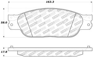 Jaguar S-Type Brake Pads - Stoptech - Sport - `00-`02