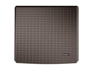 Jaguar F-Pace Cargo Liner - Behind 2nd Row Seating - WeatherTech - Raised Lip - Cocoa - `21-`27