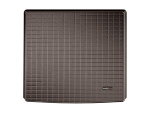 Jaguar F-Pace Cargo Liner - Behind 2nd Row Seating - WeatherTech - Raised Lip - Cocoa - `21-`27