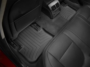 Jaguar XF FloorLiner - Rear - WeatherTech - DigitalFit - Black - `09-`12