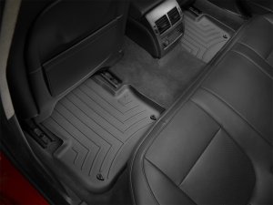 Jaguar XF FloorLiner - Rear - WeatherTech - DigitalFit - Black - `13-`15