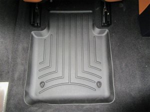Jaguar XJ Series FloorLiner - Rear - WeatherTech - DigitalFit - Black - `11-`27