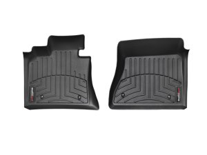 Jaguar XF Floor Liners - Front - WeatherTech - DigitalFit HDTE - Black - `09-`15