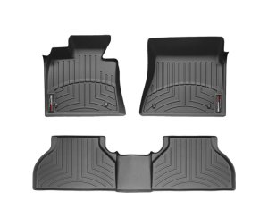 Jaguar XJ Series FloorLiner - Front - WeatherTech - DigitalFit - Black - `13-`27
