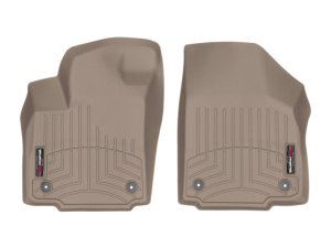 Jaguar XE FloorLiner - Front - WeatherTech - DigitalFit - Tan - `17-`27