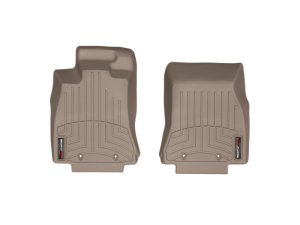 Jaguar XF Floor Mats - Front - WeatherTech - FloorLiner DigitalFit - Tan - `09-`12