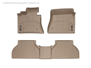 Jaguar XJ FloorLiner - Front - WeatherTech - DigitalFit - Tan - `10-`27