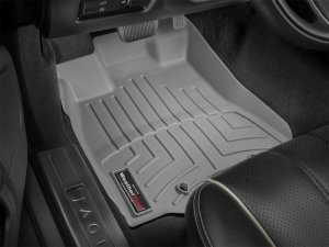 Jaguar XJ Floor Mats - Front - WeatherTech - FloorLiner DigitalFit - Grey - `11-`27 Jaguar XJ Floor Mats - Front - WeatherTech - FloorLiner DigitalFit - Grey - `11-`27