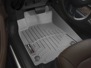 Jaguar XJ Floor Mats - Front - WeatherTech - FloorLiner DigitalFit - Grey - `11-`27