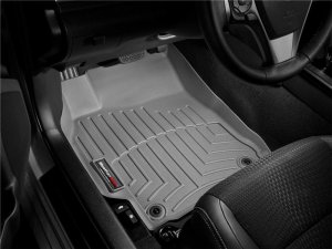 Jaguar F-Type FloorLiner - Front - WeatherTech - DigitalFit - Grey - `14-`27