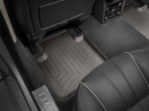 Jaguar XJ FloorLiner - Rear - WeatherTech - DigitalFit - Cocoa - `10-`27