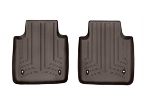 Jaguar XJ FloorLiner - Rear - WeatherTech - FloorLiner DigitalFit - Cocoa - `11-`27
