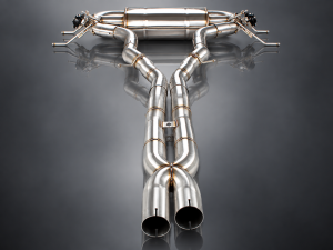 Jaguar F-TYPE Performance Exhaust System - MADNESS - 3.0L V6 - Dual Center Exit - Electronic Valve Design - Forged Carbon Fiber Exhaust Tips