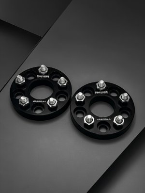 Jaguar XK Wheel Spacers - MADNESS - 20mm - set of 2 - Black Finish Jaguar XK Wheel Spacers - MADNESS - 20mm - set of 2 - Black Finish